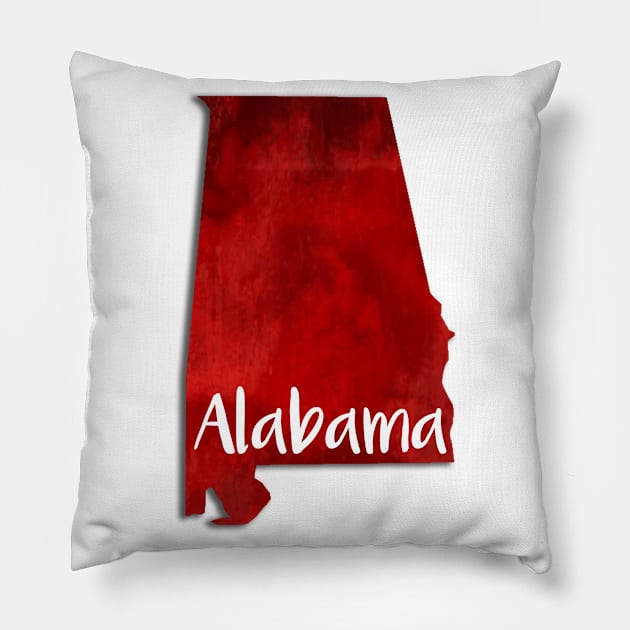 Alabama Pillow by doodlesbydani