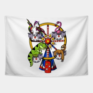 Fantasy Ferris Wheel Tapestry