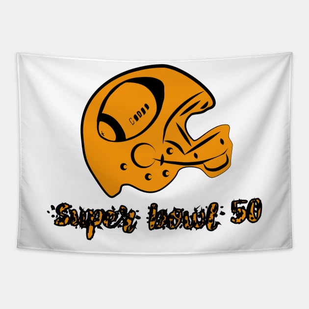 Super Bowl 50 Tapestry by today logo design