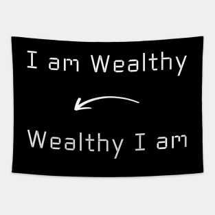 I am Wealthy T-Shirt mug apparel hoodie tote gift sticker pillow art pin Tapestry