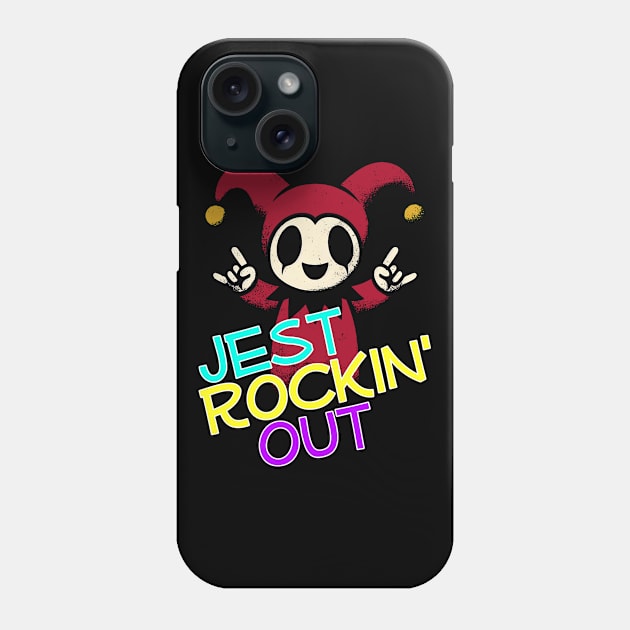 Rockin' Cute Jester Phone Case by MetalByte