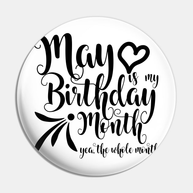 May Birthday Pin by Kuys Ed