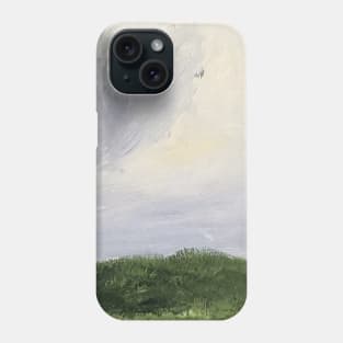 Graphic Art Field Oil on Canvas Phone Case