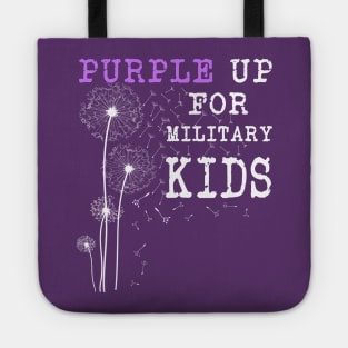 Purple up for Military Kids - Month of the Military Child Tote