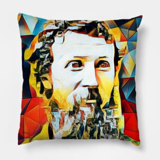 John Muir Abstract Portrait | John Muir Abstract Artwork 15 Pillow