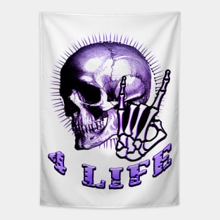 Metal 4 Life Purple Tapestry