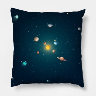 Solar System Pillow