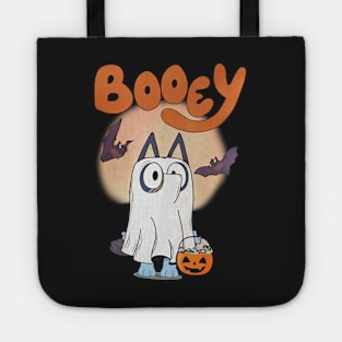 Booey Halloween Spooky Season Bluey Family Scary  Bluey Trick Or Treat Ghost Month Tote