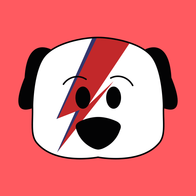 Bowie dog by graciliano