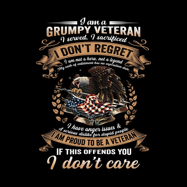 i am a grumpy veteran retro gift ideas by ArifLeleu