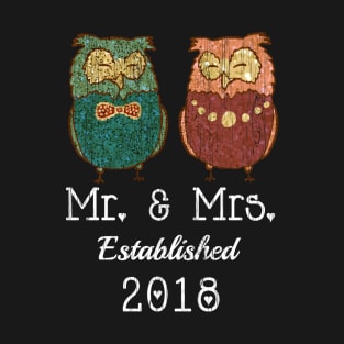 Mr Mrs Owls T-Shirt