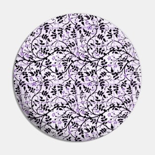 William Morris Jasmine Trellis Pattern Purples Pin