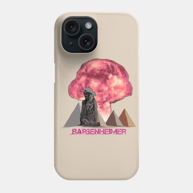 Barbenheimer Barbie Phone Case by Marnes