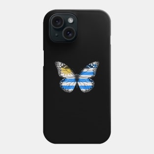 Uraguyan Flag  Butterfly - Gift for Uraguyan From Uruguay Phone Case