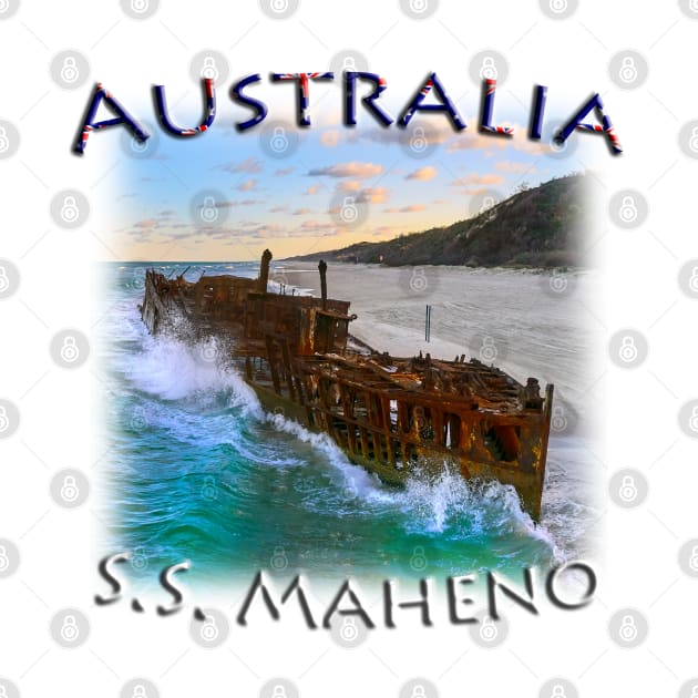 Australia - Fraser Island S.S. Maheno by TouristMerch