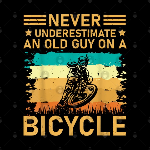 Never Underestimate A Old man With A Bicycle by rhazi mode plagget