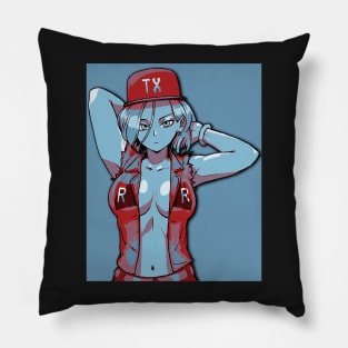 Texas, Android 18 Duotone Pillow