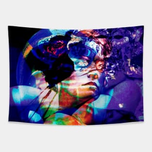 Blue Hidden Desire Tapestry