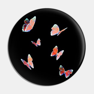 butterflies orange Pin