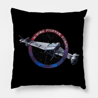 H - WING FIGHTER CORPS REDBLUE Pillow