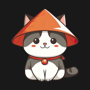 Adorable Japanese Kawaii Cat T-Shirt