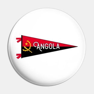 Angola Flag Pennant Pin