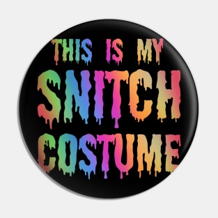 Snitch Halloween Costume Pin