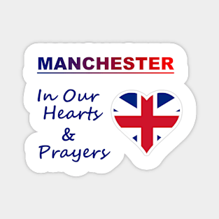 Manchester In Hearts Magnet