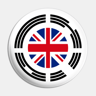 Korean British Multinational Patriot Flag Series Pin