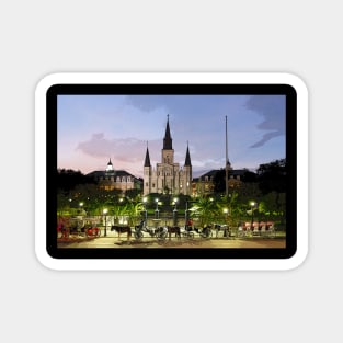 Jackson Square Evening New Orleans Magnet