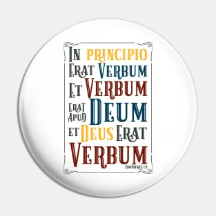 In Principio Erat Verbum Pin