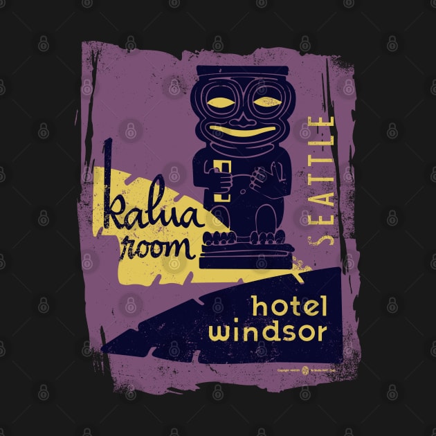 Vintage Kalua Room Seattle Hotel Windsor by StudioPM71