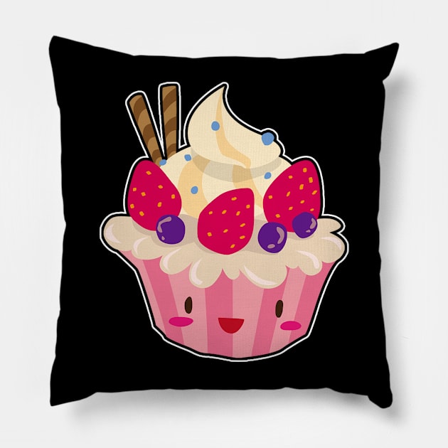 Funny Strawberry Shortcake Pillow by besttee