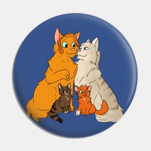 Firestar's happy family (no background) Pin