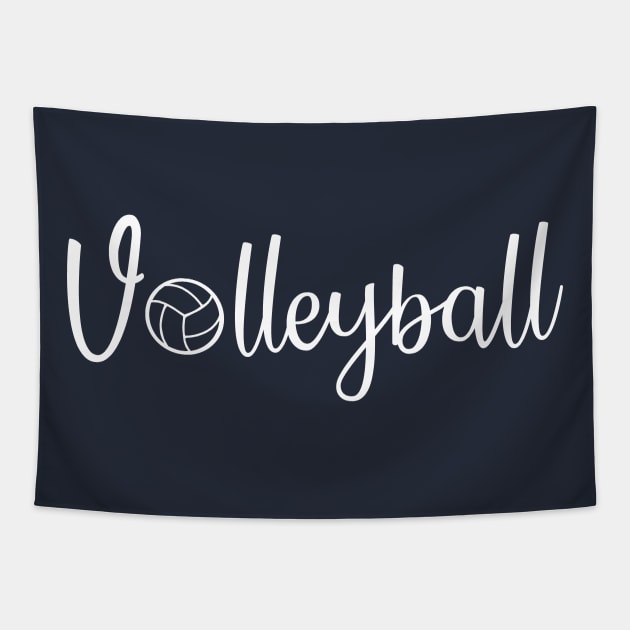 Volleyball in White Tapestry by GymFan