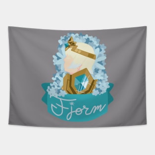 Fjorm Floral Fire Emblem Banner Tapestry