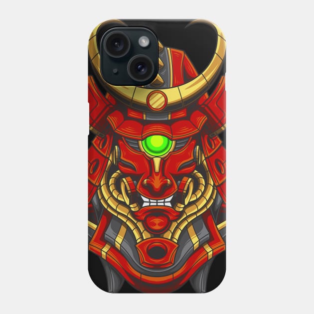 Mecha Samurai 1.3 Phone Case by Harrisaputra