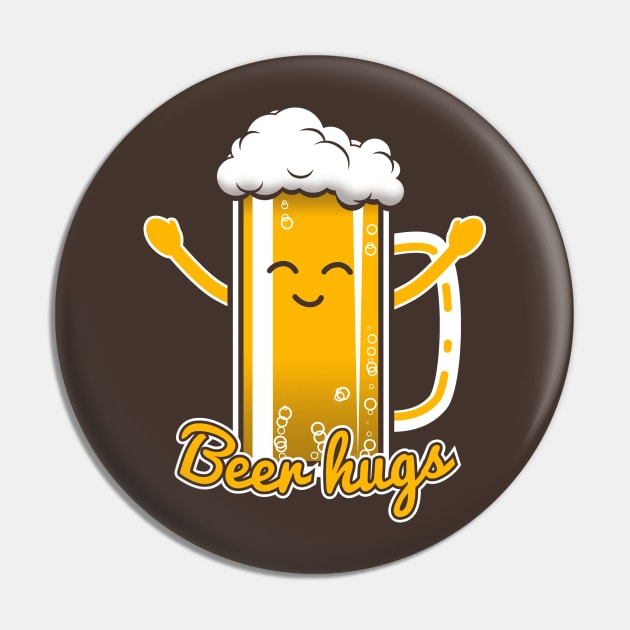 Beer Hugs Pin by synaptyx