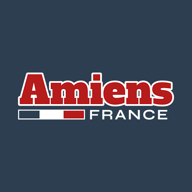 Amiens France Retro by urban-wild-prints