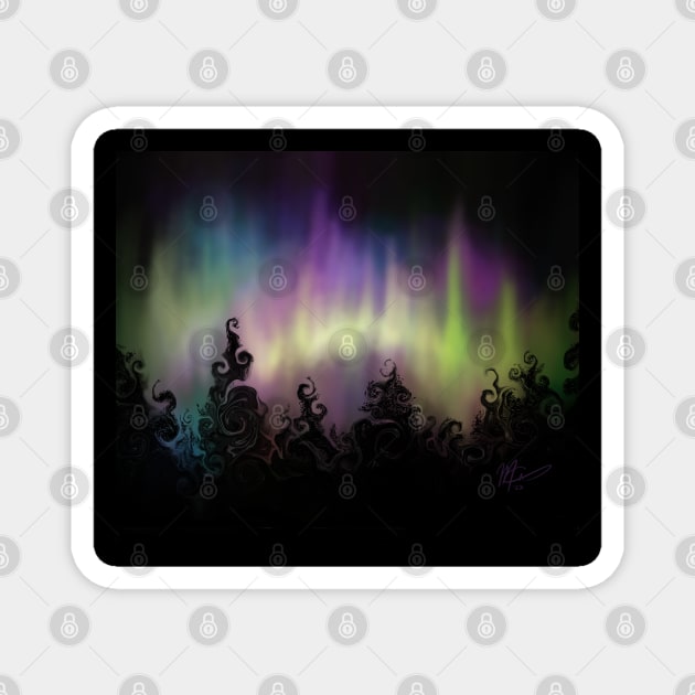 Northern Lights Fantasy Magnet by TheCoatesCloset