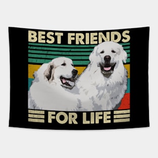 Whisker Whispers Pyrenees Best Friends For Life Tee Extravaganza Tapestry