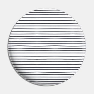 Inkwell grey stripes Pin
