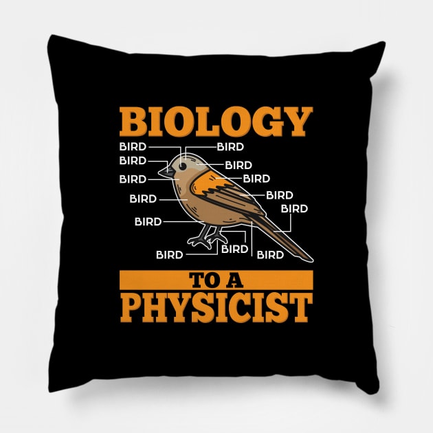 Biology Teacher T-Shirt science geek Pillow by biNutz