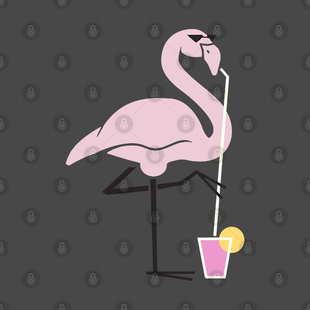 Cool Flamingo by CuteShirtDesigns