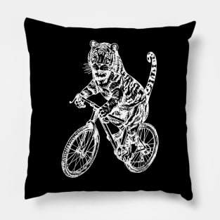 SEEMBO Tiger Cycling Bicycle Cyclist Bicycling Bike Biking Pillow