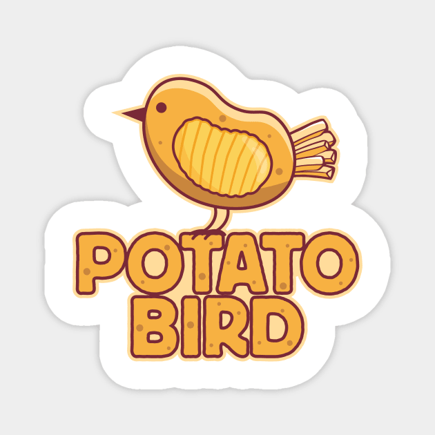 Potato Bird Magnet by BRAVOMAXXX