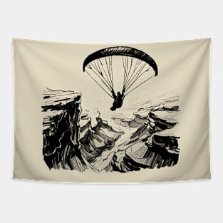 XC Dessert Flight - Paragliding Tapestry