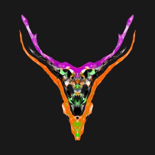 Abstract Deer Skull T-Shirt