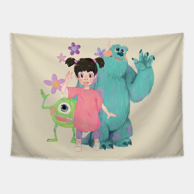 Monsters inc Tapestry by Rosbel