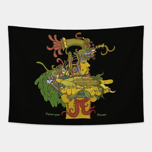 Palenque Power Tapestry by Gran Milodon